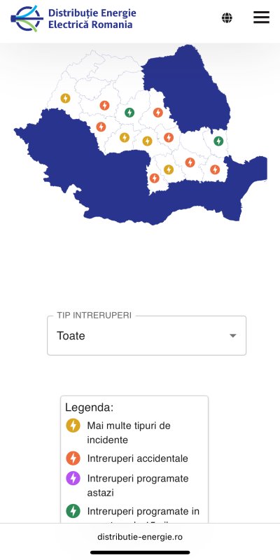 Vânturile puternice afectează alimentarea cu energie